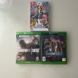 Xbox Games and Nintendo game